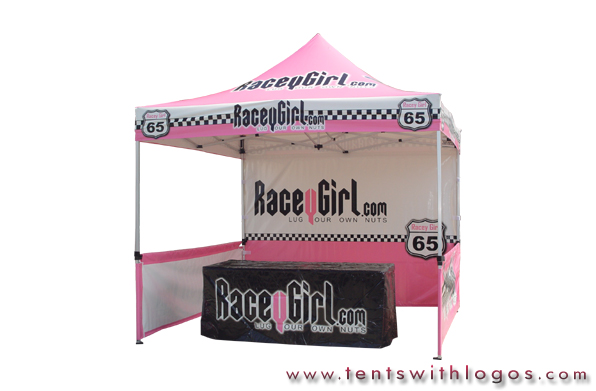 10 x 10 Pop Up Tent - Racey Girl